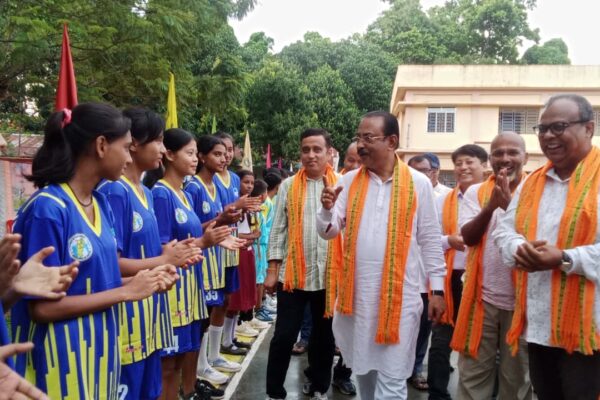 Tripura School Game: শুরু রাজ্য ভিত্তিক স্কুল প্রতিযোগিতা। উদ্বোধক রাজীব। IMG 20250902 WA0134