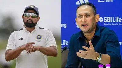 mohammed shami and ajit agarkar agency photos 1